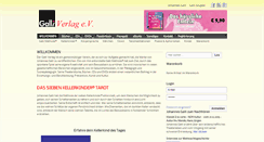 Desktop Screenshot of galliverlag.de